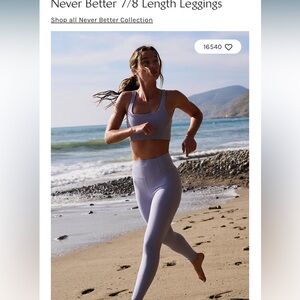 NWTO FP MOVEMENT Never Better 7/8 legging.Size Med